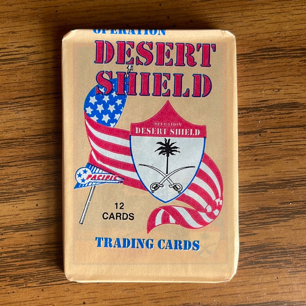 Operation Desert Shield trading cards
